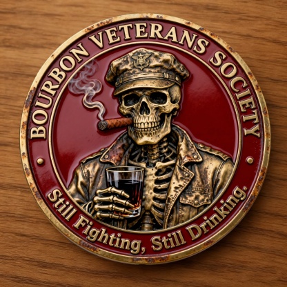 ⚡ Black Friday 24H Flash Sale⭐BOURBON VETERANS SOCIETY™ COIN