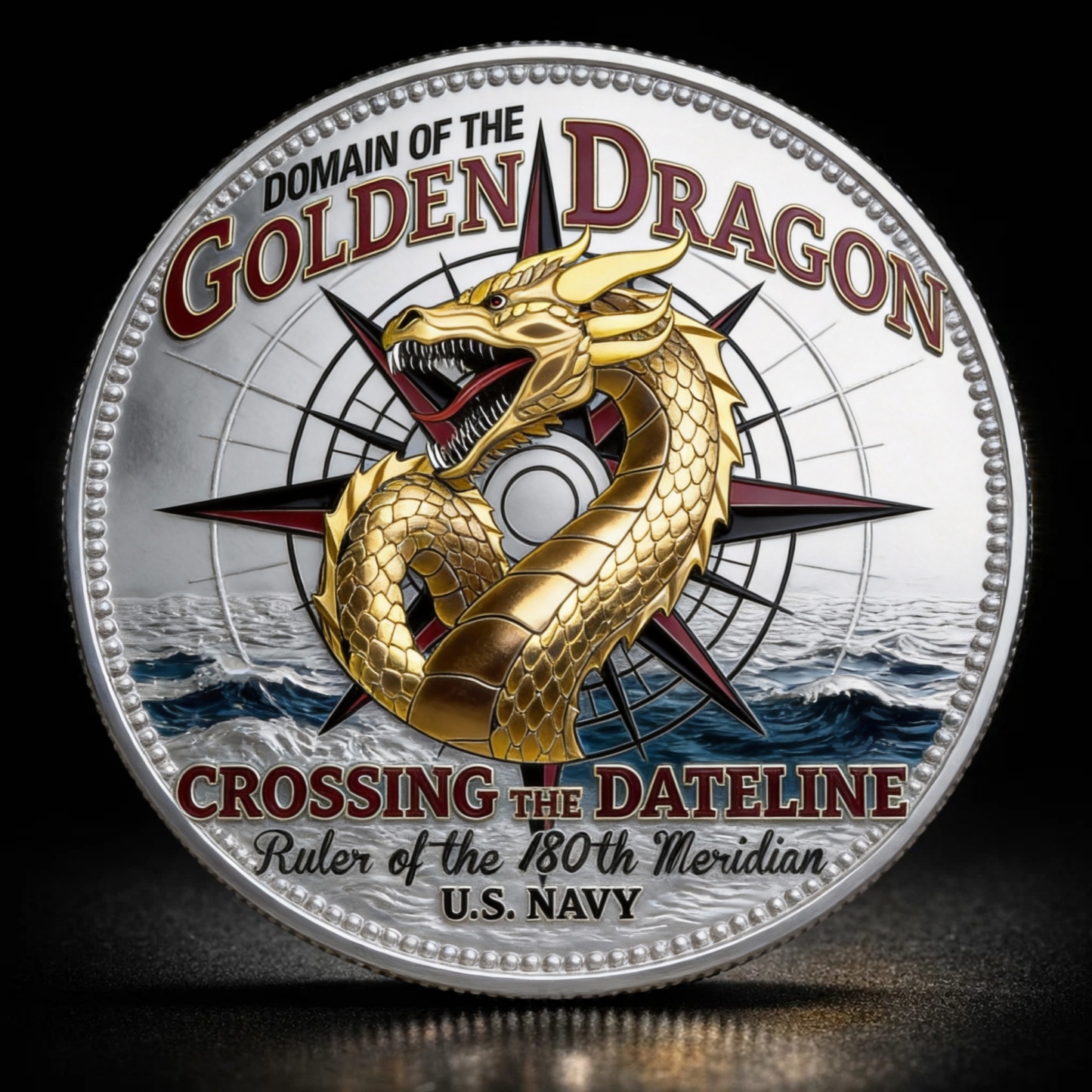 🔥LAST DAY 60% OFF - ⚓U.S. Navy “Shellback” & “Golden Dragon”Challenge Coin
