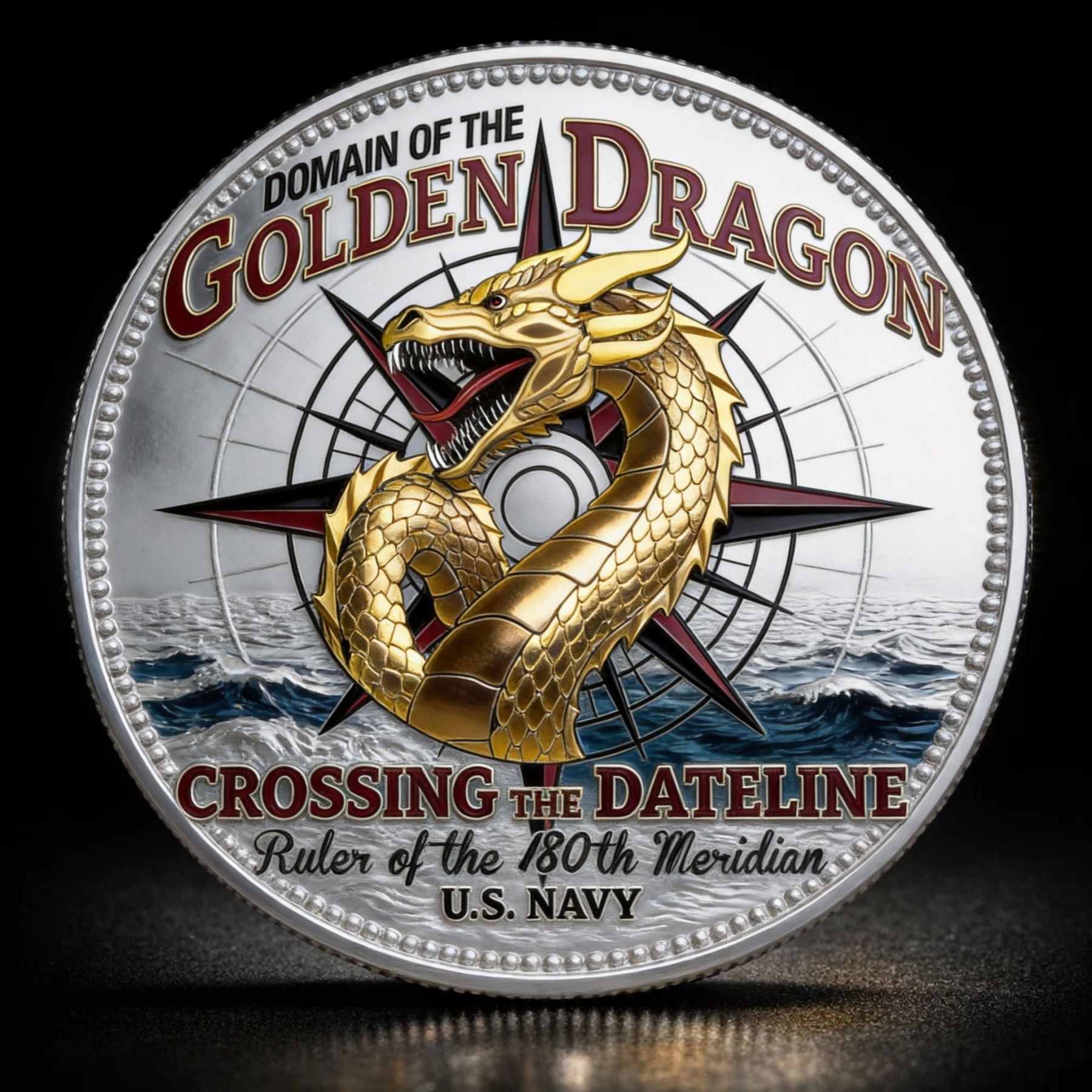 🔥LAST DAY 60% OFF - ⚓U.S. Navy “Shellback” & “Golden Dragon”Challenge Coin