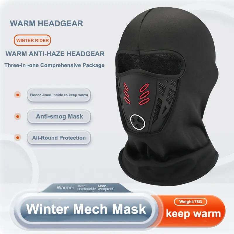 🔥Balaclava Ski Face Mask Winter Windproof Warm Mask 3D Design Breathable Bandana