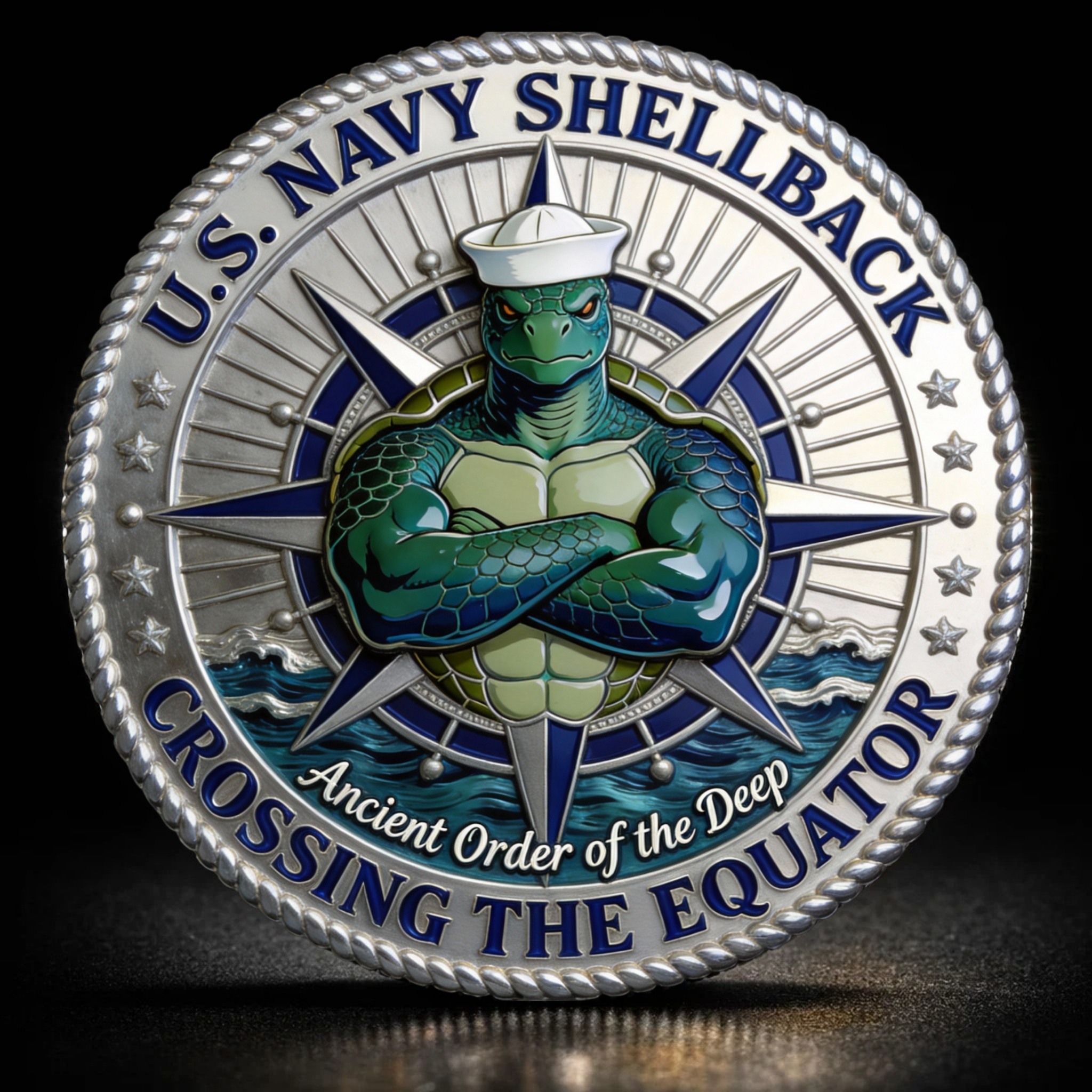 🔥LAST DAY 60% OFF - ⚓U.S. Navy “Shellback” & “Golden Dragon”Challenge Coin