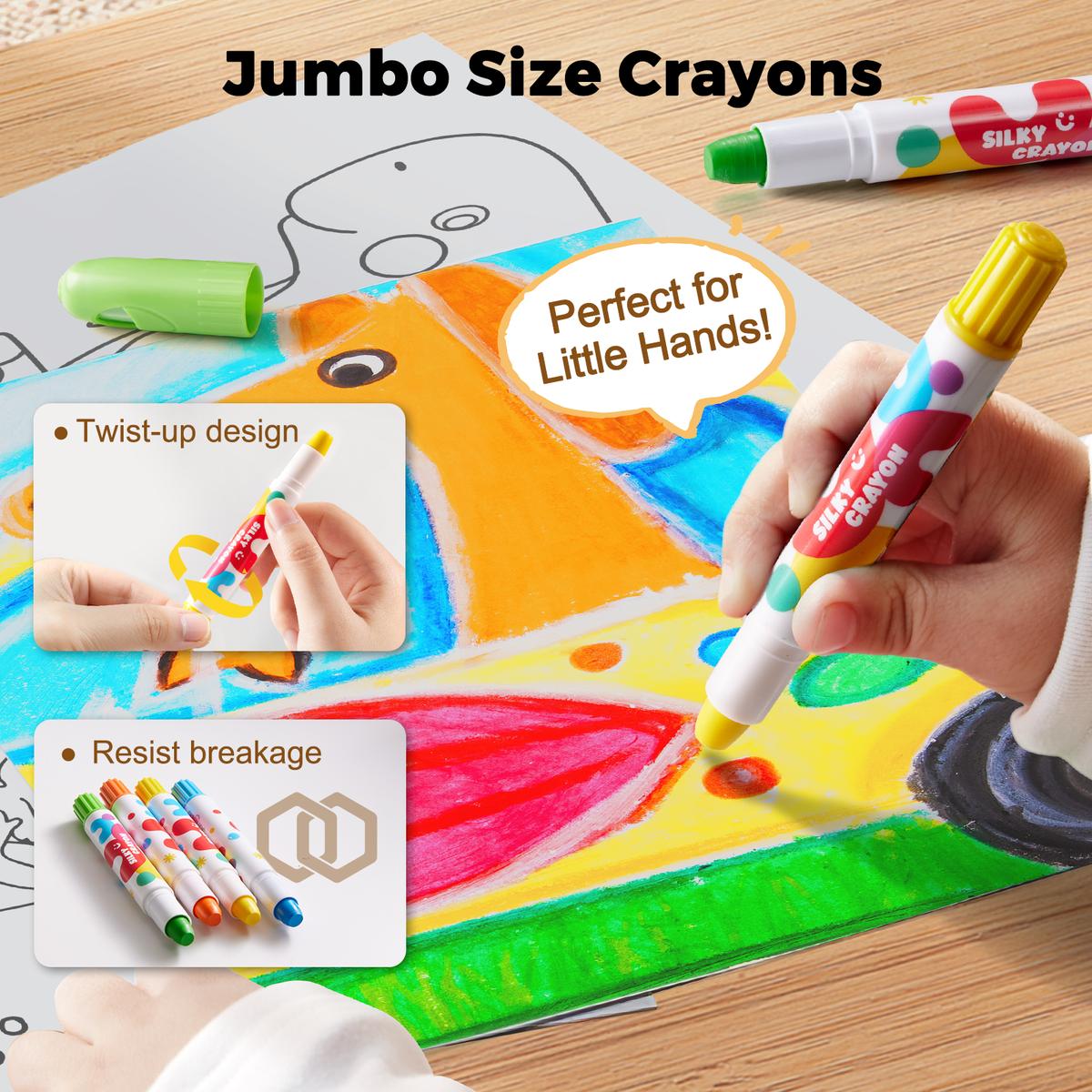 🔥Twist Crayons: The Ultimate Mess-Free Art Set for Kids 🎨