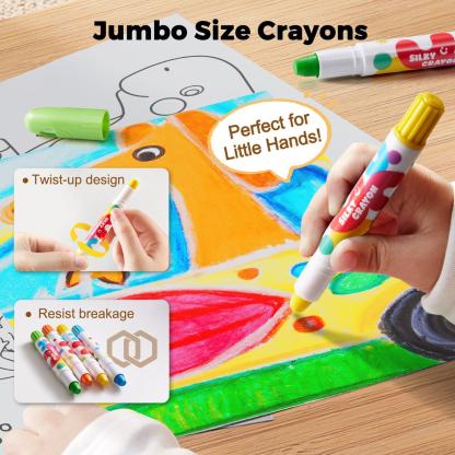 🔥Twist Crayons: The Ultimate Mess-Free Art Set for Kids 🎨