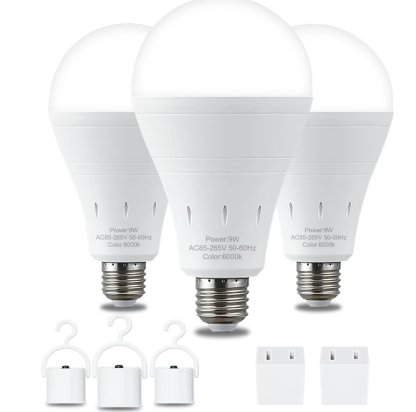 3-Pack / 6-Pack Rechargeable Emergency Light Bulbs 💡