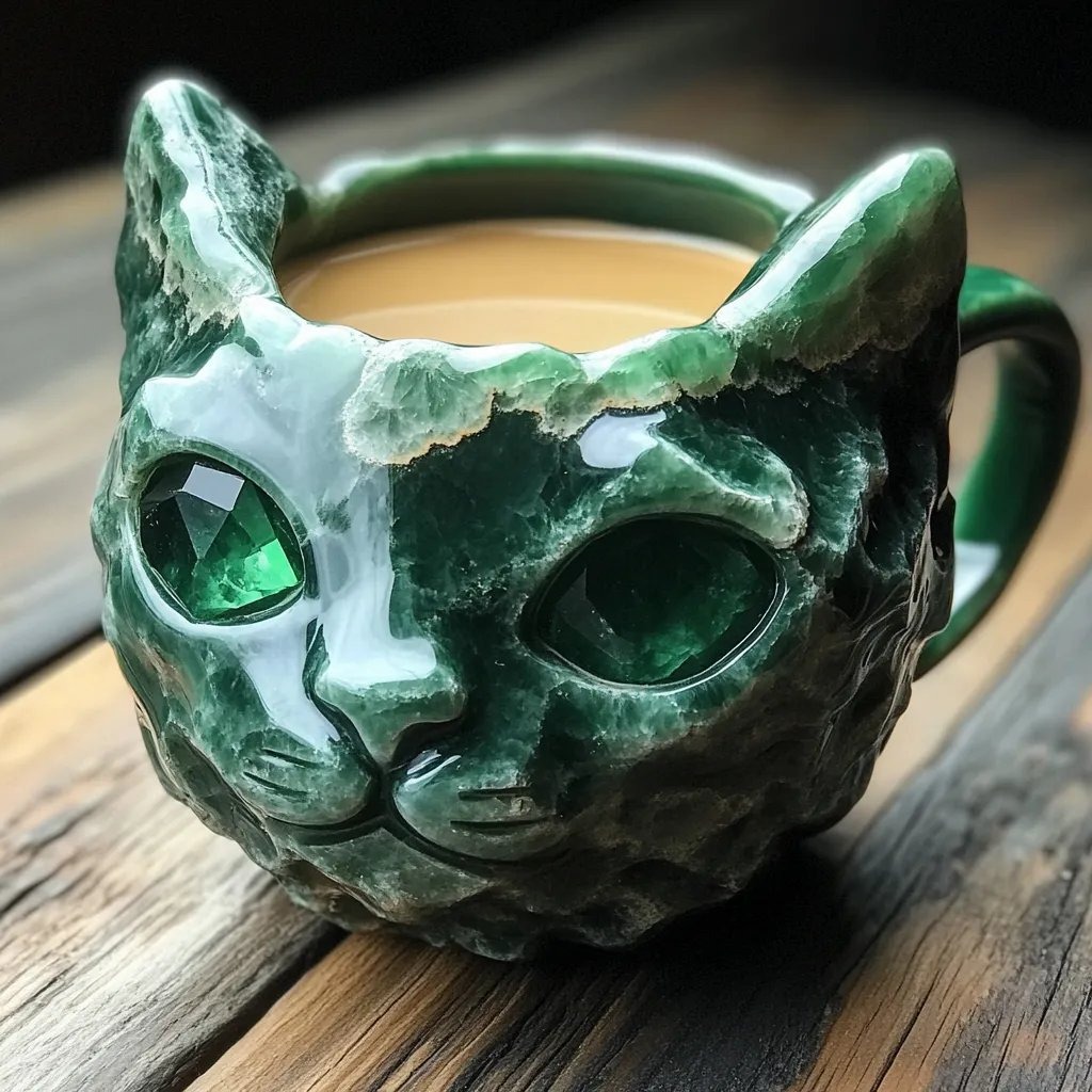 ⏰Historical Lowest Price: Save 49%- Crystal Geode Cat Mug