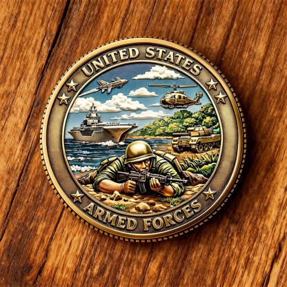 Veteran Service Vietnam Coin