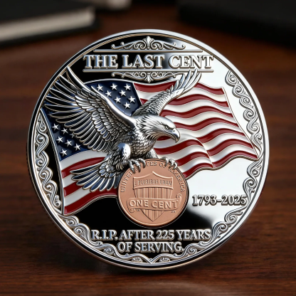 🔥LAST DAY 60% OFF - “The Last Penny / The Last Cent” American Legacy Commemorative Coin 🇺🇸🪙