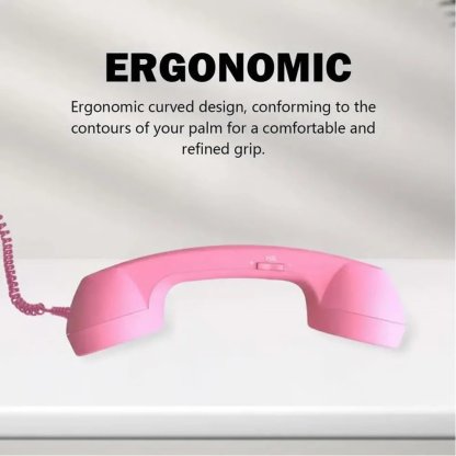 📞 Retro Phone Handset with Type-C Cable