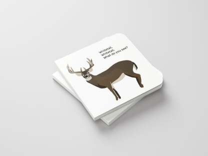 📚🦌 Whitetail, Whitetail, What Do You See? — Rounded-Corner & Reinforced Children‘s Book for the Hunting Family by Mueller Optics
