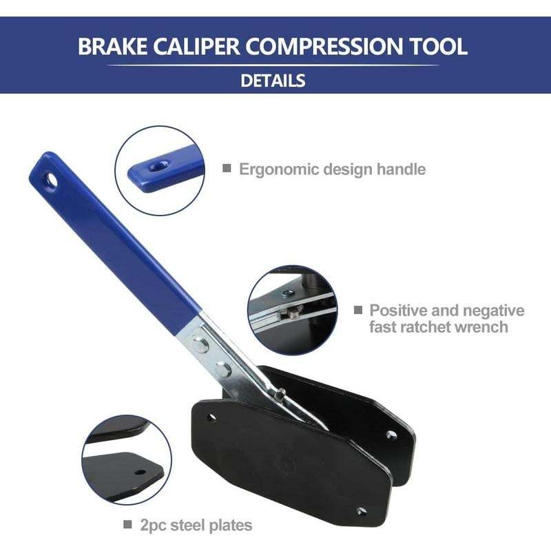 💥Last Day 49% OFF 🚗 -360° Rotating Ratchet Brake Caliper Tool