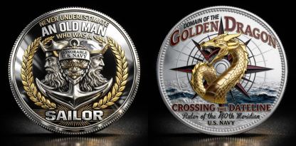 🔥LAST DAY 60% OFF - ⚓U.S. Navy “Shellback” & “Golden Dragon”Challenge Coin