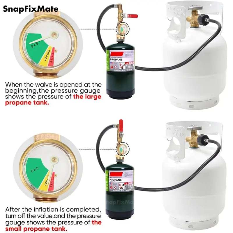 ✨36 Inch Propane Gas Tank Adapter Connector