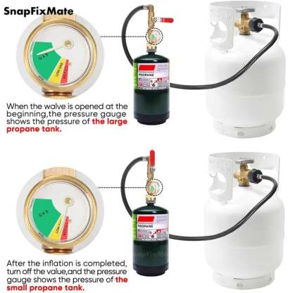 ✨36 Inch Propane Gas Tank Adapter Connector