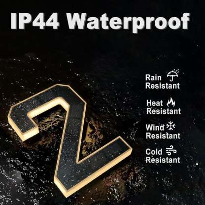 🔥Last Day 75% OFF🔥Solar Lighted House Numbers LED Numbers, Waterproof for Outside