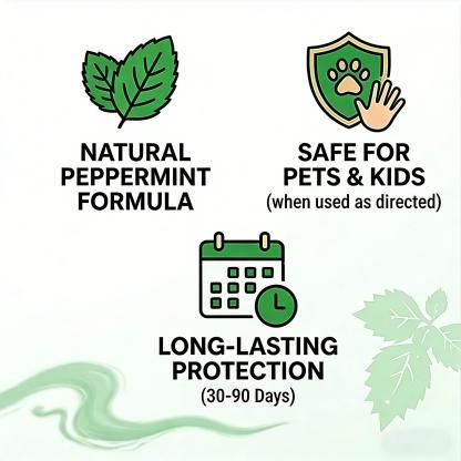 🌿Natural Peppermint Rodent Repellent Balls (12 Pack) – Keep Rats, Mice & Pests Away Safely