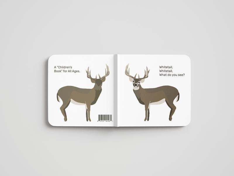 📚🦌 Whitetail, Whitetail, What Do You See? — Rounded-Corner & Reinforced Children‘s Book for the Hunting Family by Mueller Optics