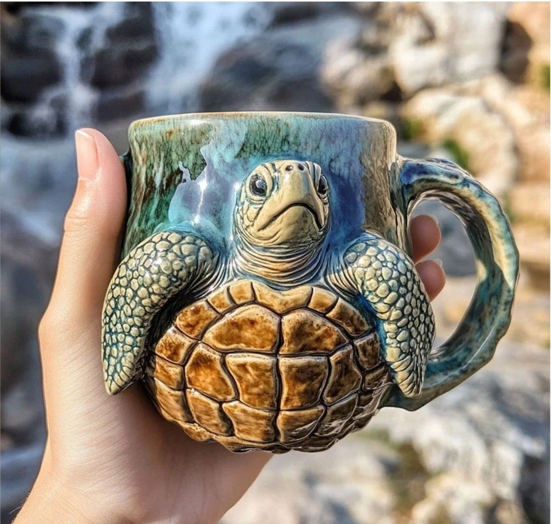 Ocean Creature 3D Ceramic Mug 🌊