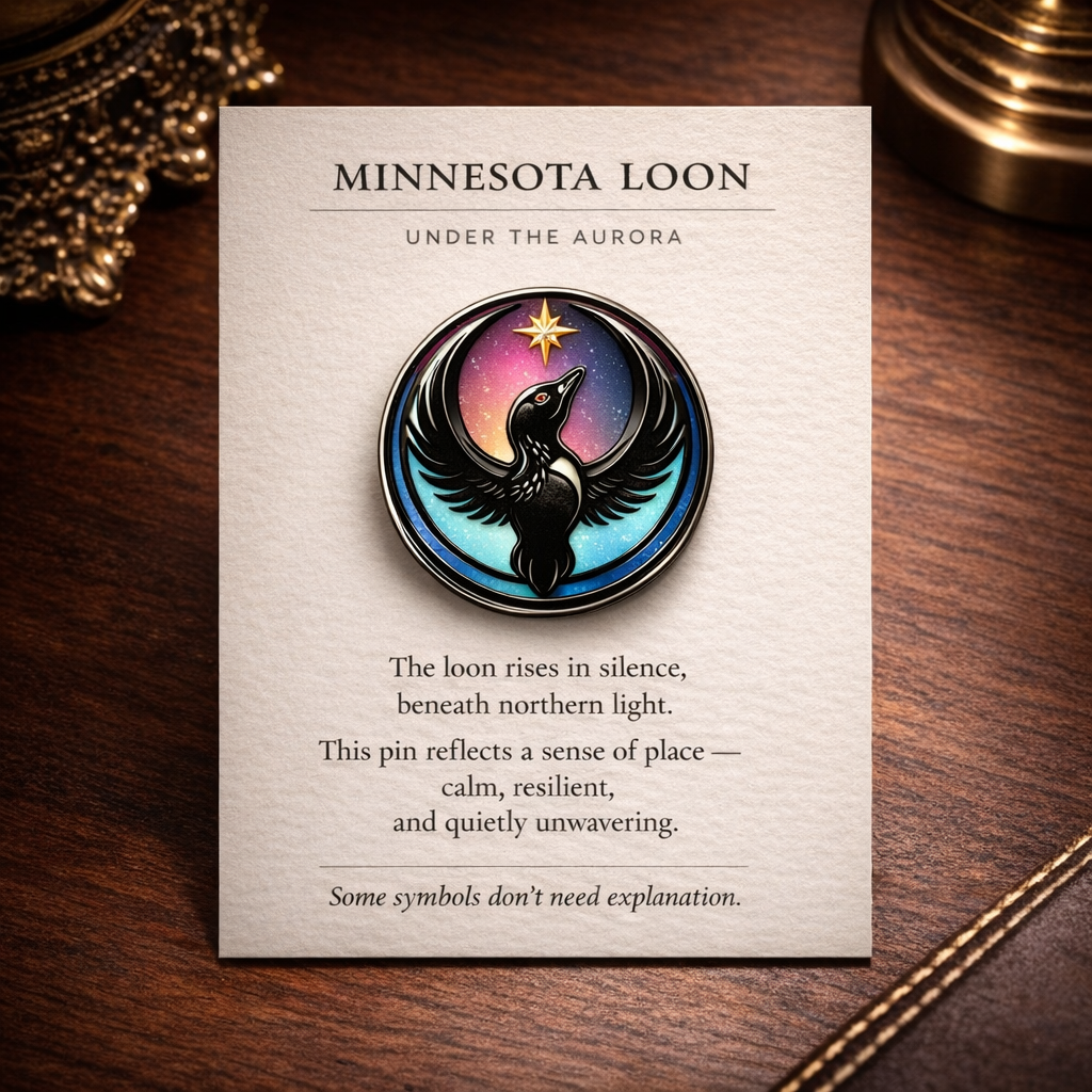 Minnesota Loon Pin