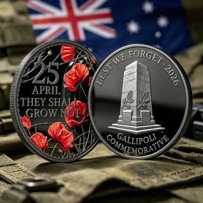 [111th Anniversary Milestone] Gallipoli 2026 ANZAC Commemorative Coin — Lest We Forget