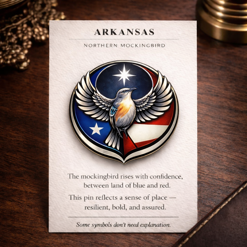 State Bird Pins Collection