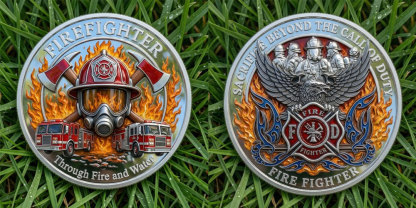 ⚡️Last Day 60% OFF - Firefighter Honor Tribute Commemorative Coin 🚒🔥🪙