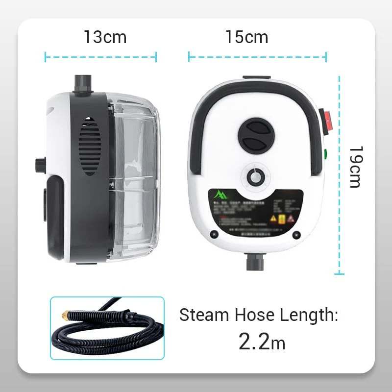 🎄Christmas Sale🔥2500W Handheld High-Temperature Pressurized Steam Cleaner