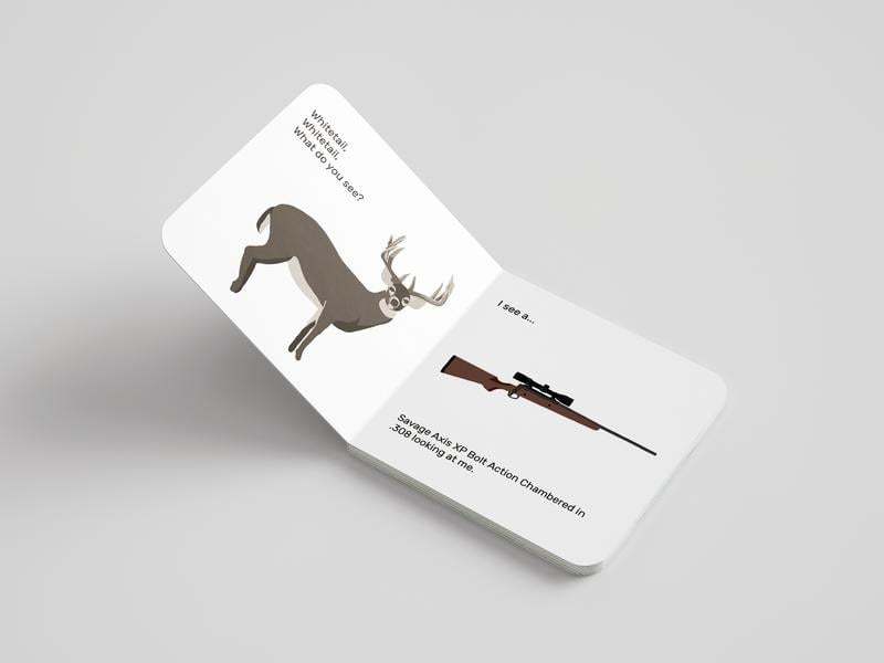 📚🦌 Whitetail, Whitetail, What Do You See? — Rounded-Corner & Reinforced Children‘s Book for the Hunting Family by Mueller Optics