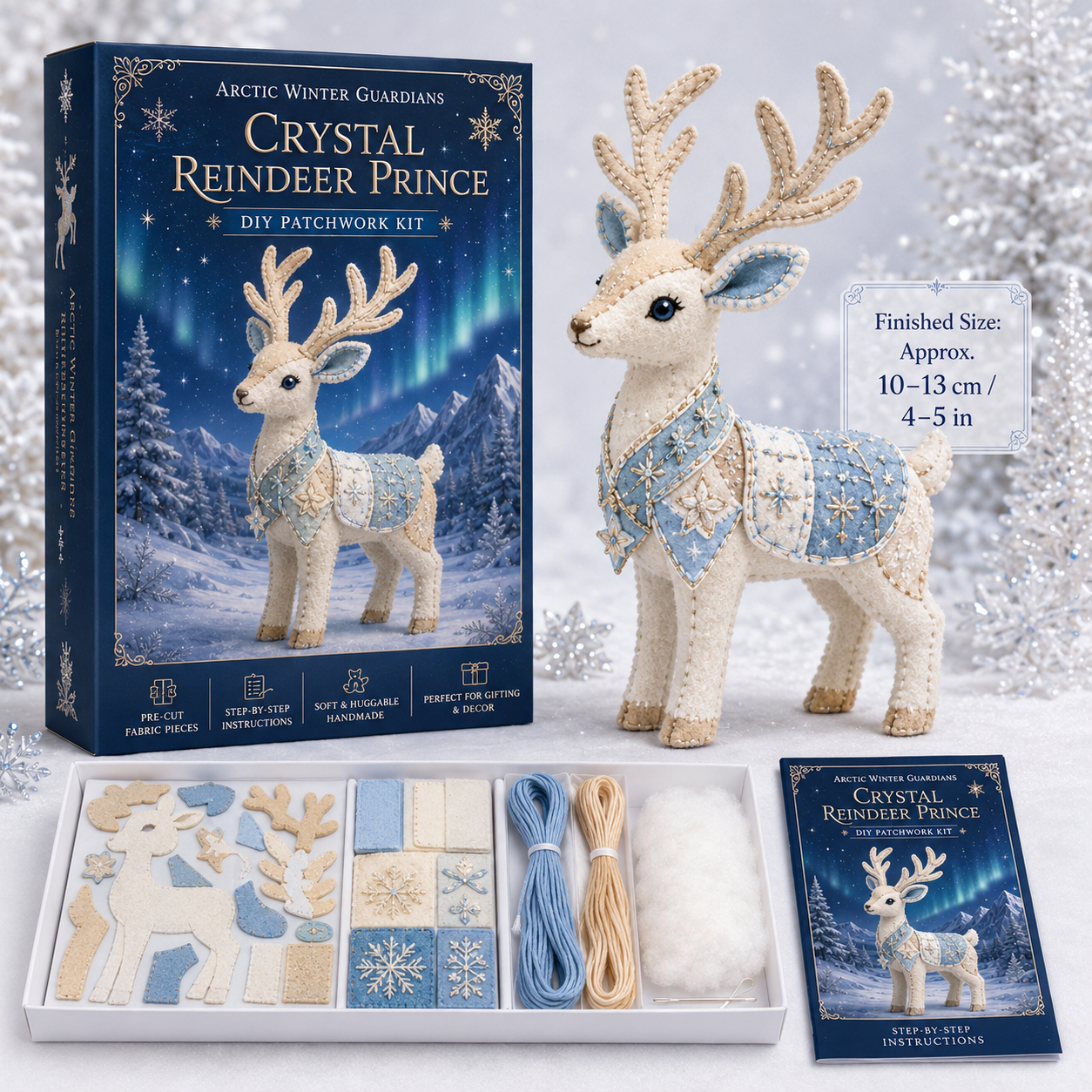 Arctic Winter Guardians DIY Patchwork Kit – Create Your Own Frosty Mythical Friend