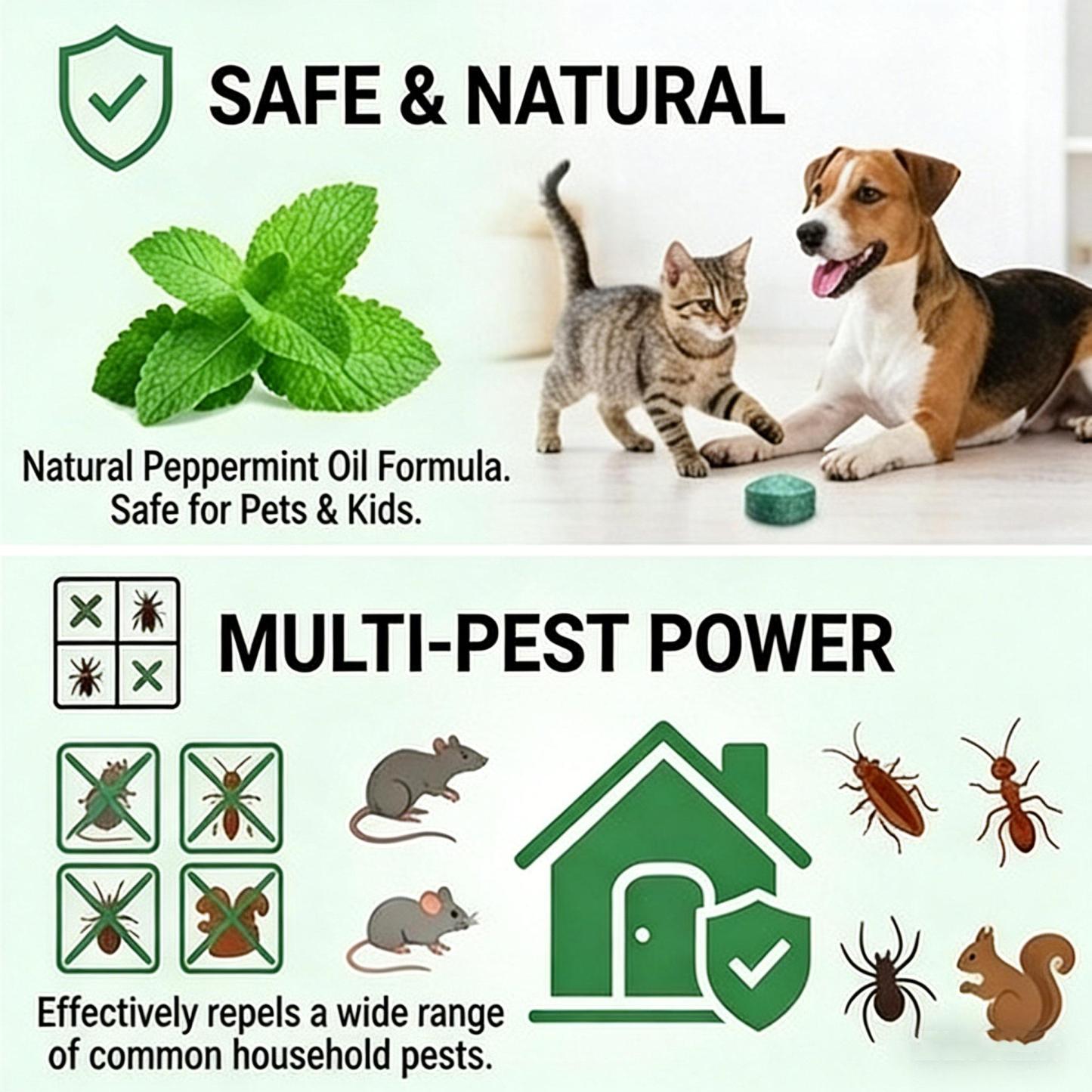 🌿Natural Peppermint Rodent Repellent Balls (12 Pack) – Keep Rats, Mice & Pests Away Safely