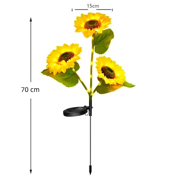 🌻 65K+ SOLD! 2026 UPGRADED Solar Sunflowers – Hyper-Realistic Petals, Stunning Shadow Projections & Dusk-to-Dawn Garden Magic 🌻