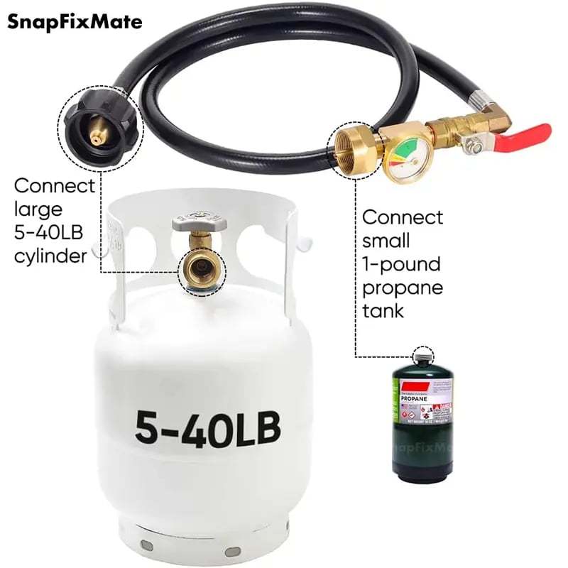 ✨36 Inch Propane Gas Tank Adapter Connector