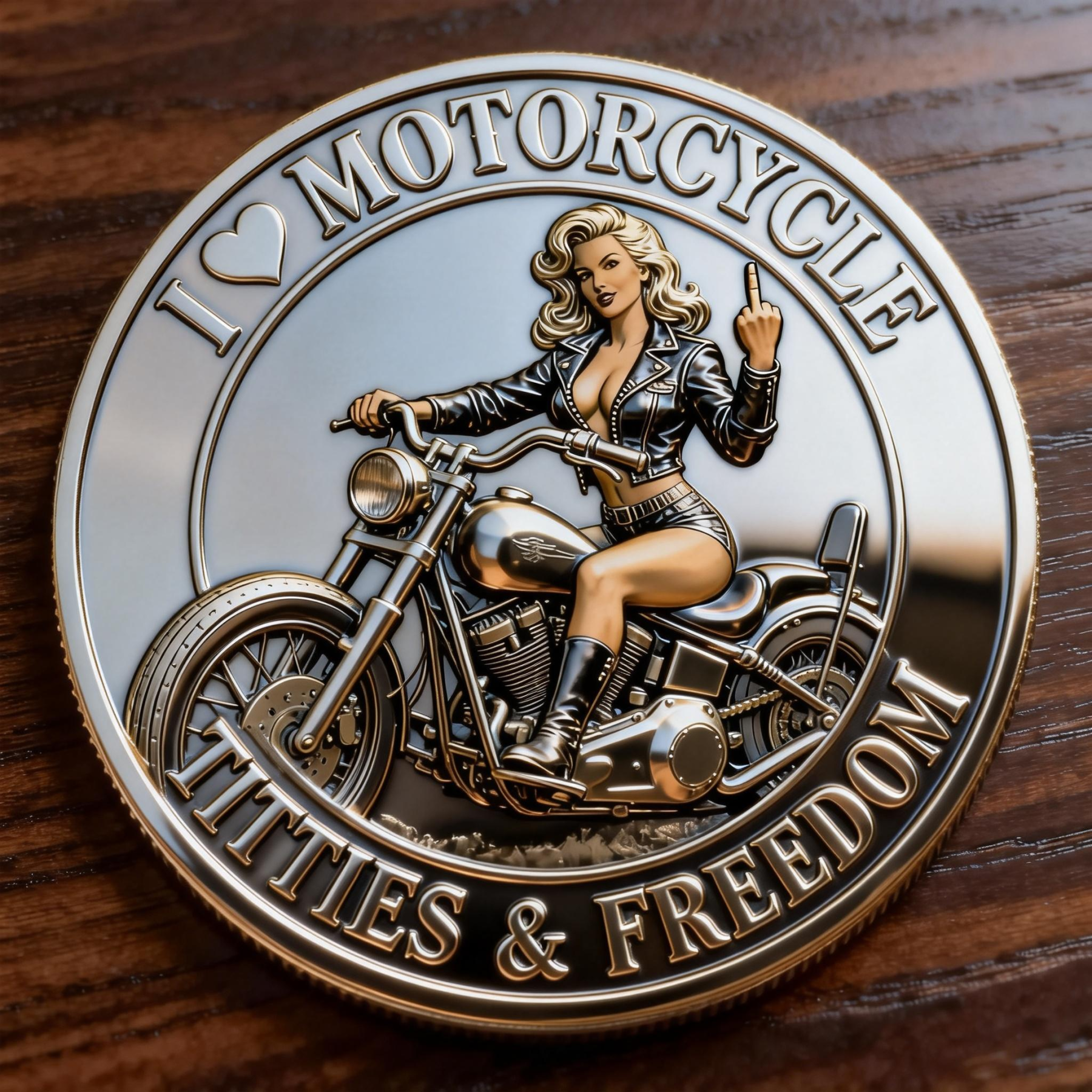 Old Bastards Motorcycles Club – I ♥ Motorcycle,TITTIES & FREEDOM!