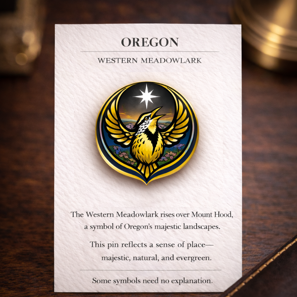 State Bird Pins Collection