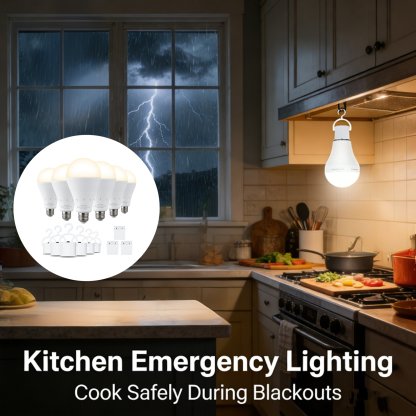 3-Pack / 6-Pack Rechargeable Emergency Light Bulbs 💡