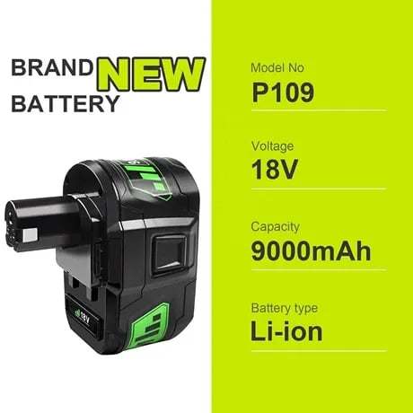 8000MAh Replacement Ryobi 18V Batteries