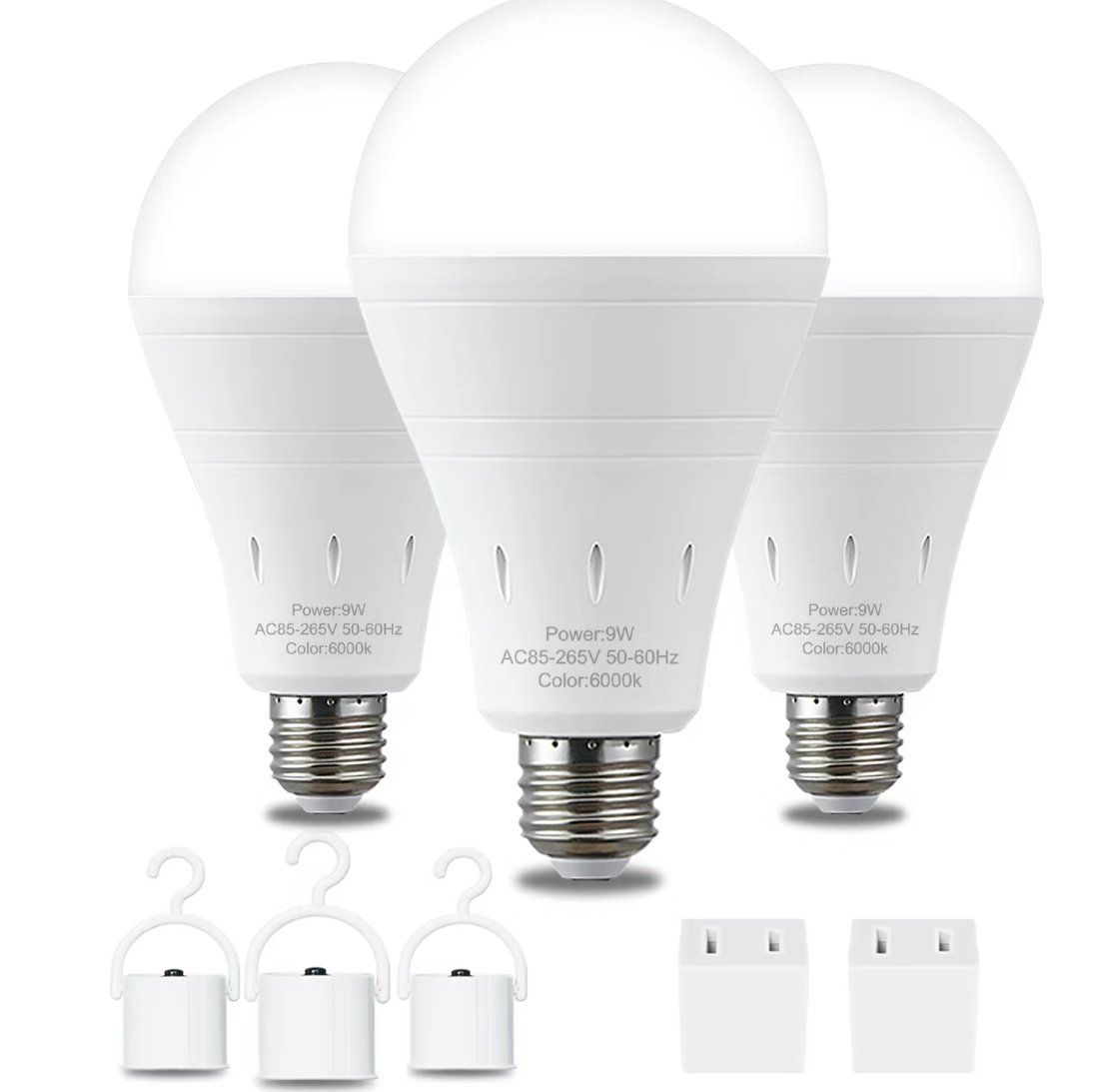3-Pack / 6-Pack Rechargeable Emergency Light Bulbs 💡