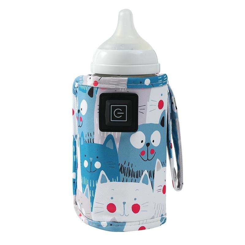 Portable Heated Bottle Cover - Keep Baby's Milk Warm Anywhere!
