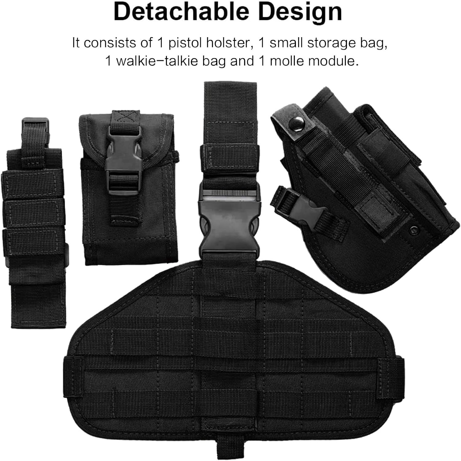 Hot Sale 40% OFF🔥Tactical Adjustable Thigh Holster for Right-Handed Users
