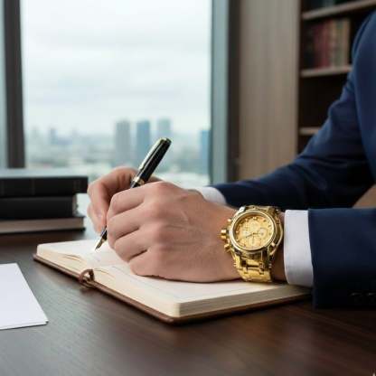 Large dial compass sports watch