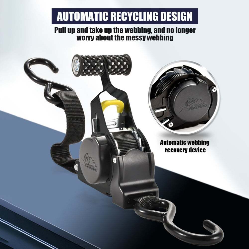 🔥Christmas Sale 49% OFF – Pro Reinforced Heavy-Duty Auto-Retractable Ratchet Straps (BUY 2 GET FREE SHIPPING)