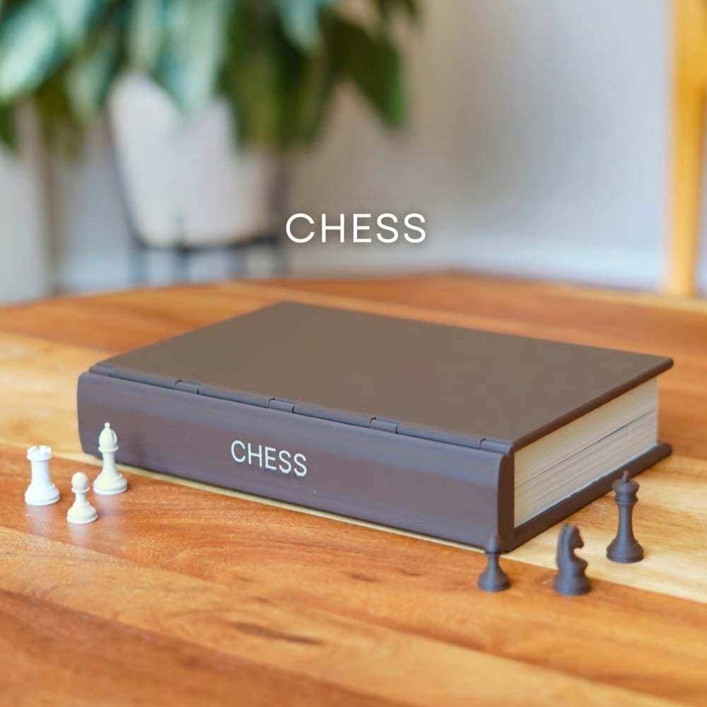 ♟️📖3D-Printed Chess Book Set
