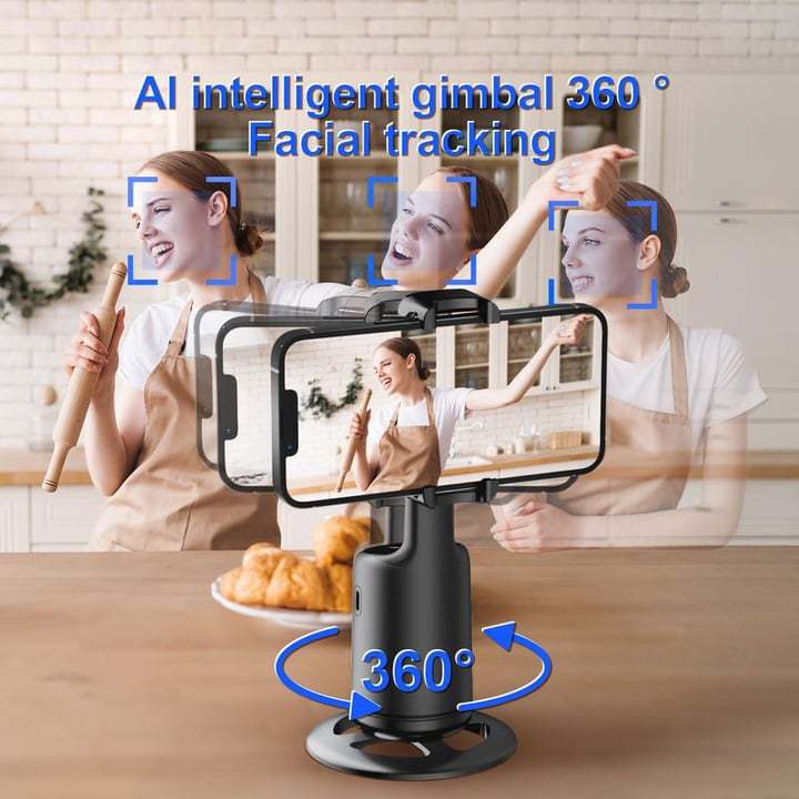 🔥LAST DAY 49% OFF🔥 - Smart AI Facial Recognition Phone Tripod🤳