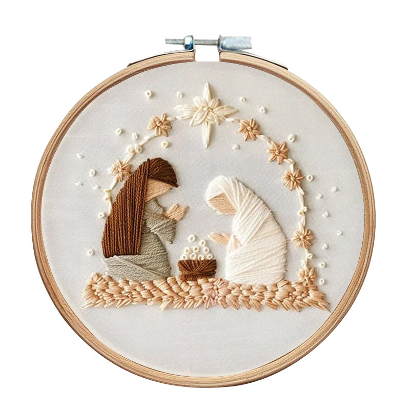 Nativity Scene Embroidery Suits