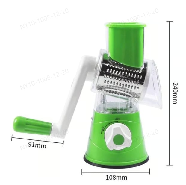 3 in 1 Rotary Cheese Grater Vegetable Slicer