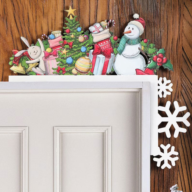 Snowman Door Corner Decor
