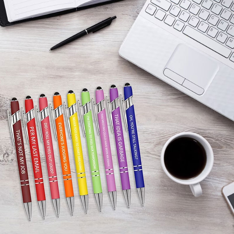 Funny Daily Pen Set of 10