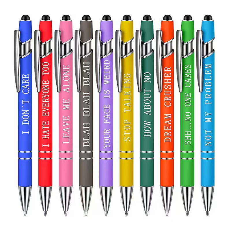 Funny Daily Pen Set of 10