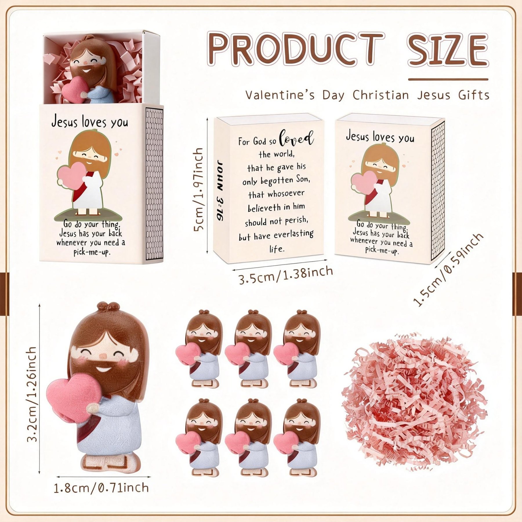 🔥Last Day 49%OFF! - ✝️💌Jesus Loves You Matchbox Gift Set(1 SET/6PCS)