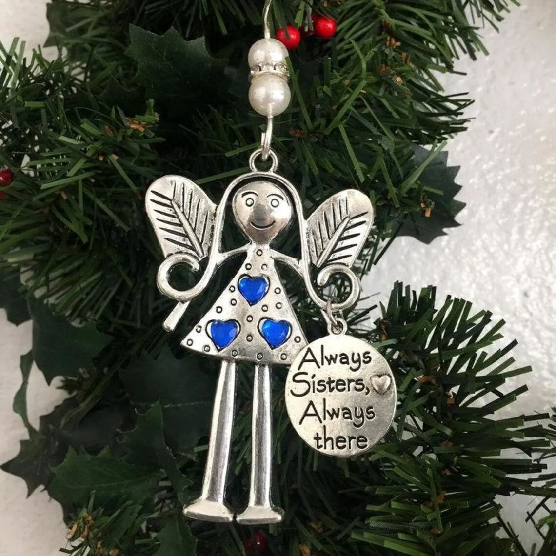 Crazy Beautiful Friends Forever - Angel Ornament