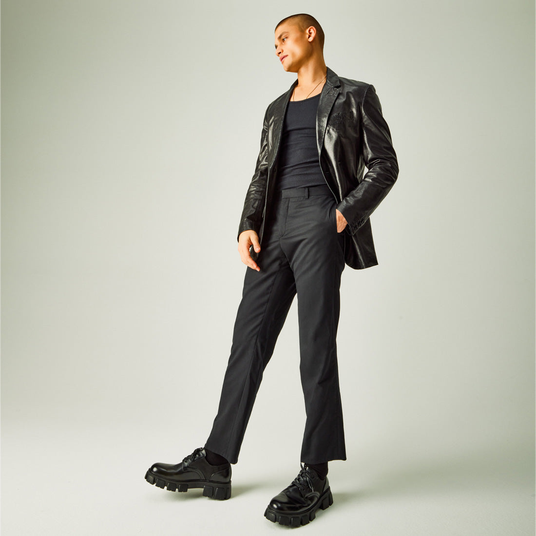 CESARE BLACK LEATHER - SM REBOOTED-Cool A Warm